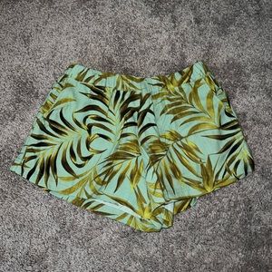 Mikoh floral linen shorts